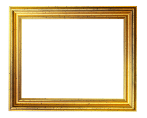 Gold frame,wooden frame
