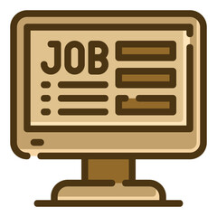 job two tone icon