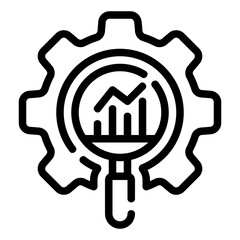 research line icon