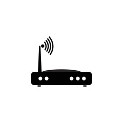 Wi-fi router vector isolated illustration icon design.