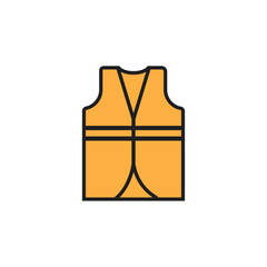 construction worker vest icon