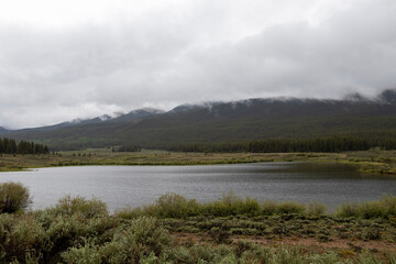 lake in the mountains