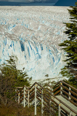 Fototapeta premium Beautiful view of Perito Moreno Glacier in Patagonia Argentina.