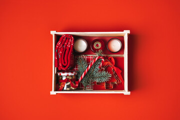 Christmas Care Package Gift Boxes. Christmas Baskets Hampers Ideas. Sustainable Eco-Friendly...