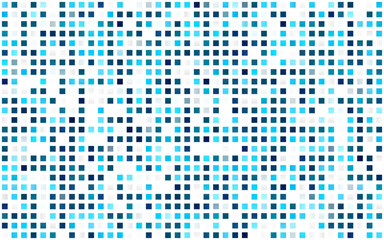 Light BLUE vector seamless background with rectangles.