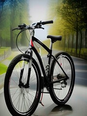 Obraz premium bike on the road