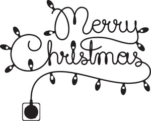Merry Christmas clip art vector for banners ,flyers 