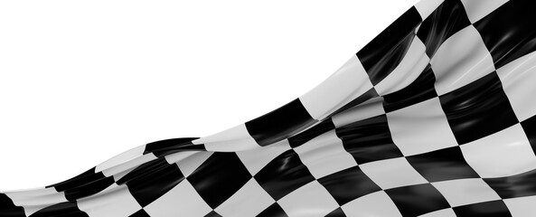 finish flag -zielfahne 3d