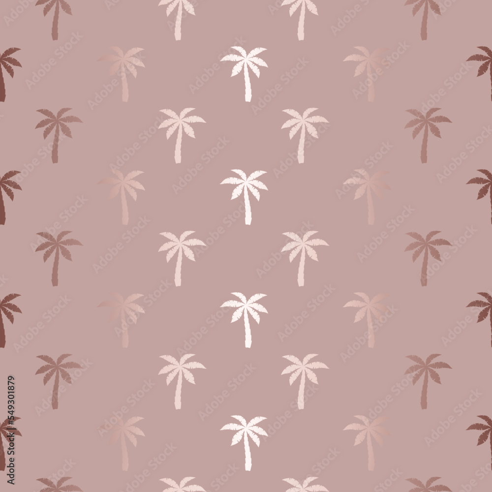 Poster palm seamless pattern. repeating palm trees pattern. modern coconut tree. contemporary background. r