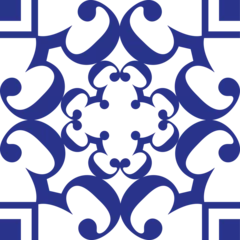 Fototapete Portugal Keramikfliesen Seamless patchwork tile. Majolica pottery tile. Portuguese and Spain decor. Ceramic tile in talavera style. Vector illustration. Abstract seamless patchwork pattern with geometric and floral ornament  © Feoktistova