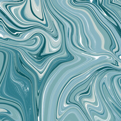 Liquid marble texture Background. Colorful marble texture, liquid paint texture in blue colors. Trendy illustration for textiles and interior. Winter concept