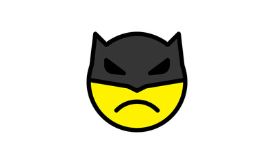 expression emoji  vector yellow head simple modern design eps 8