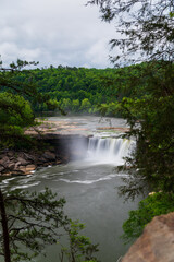 Cumberland Falls - Long Exposure of Mammoth Waterfall - Cumberland Falls State Park - West Virginia - 549323802