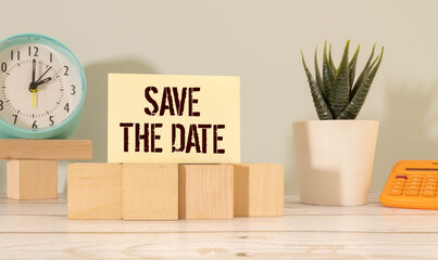 text Save the DATE on business card