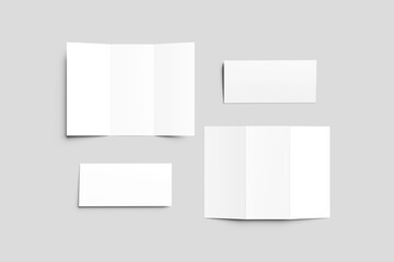 a4 trifold brochure mockup
