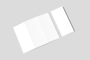 a4 trifold brochure mockup
