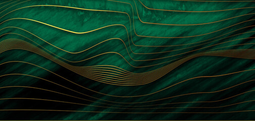 marbled green background