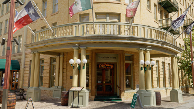 Crockett Hotel in San Antonio Texas - SAN ANTONIO, TEXAS - NOVEMBER 01, 2022