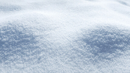 Obraz premium Field covered with snow, top view