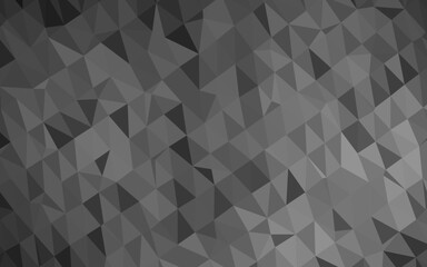 Obraz premium Dark Silver, Gray vector polygon abstract background.