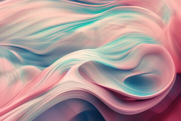 Obraz premium abstract colorful paint background. pastel colors wallpaper digital art twirling