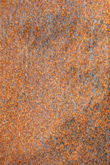 Rustic and rusted textured metal as an abstract background

