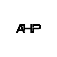 ahp letter initial monogram logo design