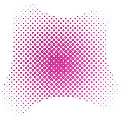 Dark Purple Violet Pink Magenta Gradient Blob Halftones, Freeform Dots, Random Pattern Background