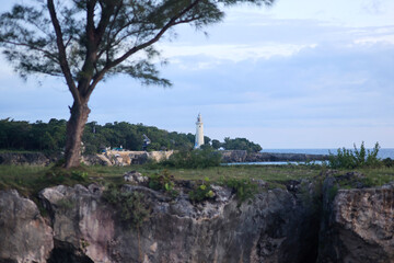 Fototapeta na wymiar the Lighthouse in Negril, Jamaica, Caribbean, Middle America