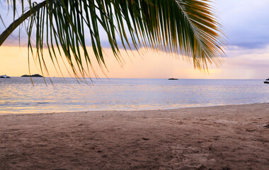 Sunset at the beach in Negril, Jamaica, Caribbean, Middle America