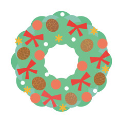 松ぼっくりのクリスマスリース