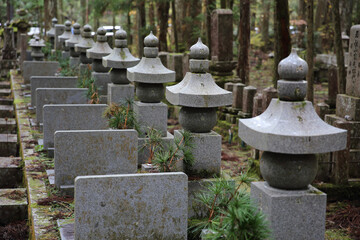 高野山の墓地
