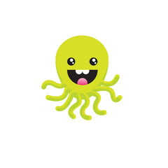 octopus logo, octopus icon vector, octopus character design