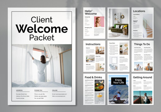 Welcome Packet Layout