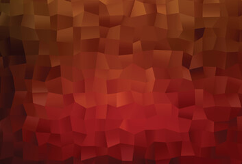 Light Green, Red vector shining triangular pattern.