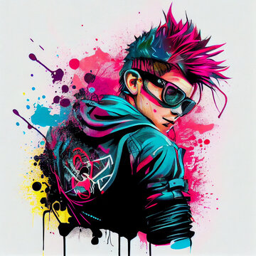 Anime Graffiti atompunk kid 