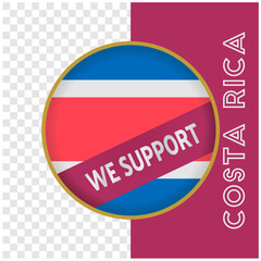 badge support team worldcup qatar 2022