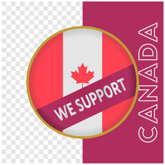 badge support team worldcup qatar 2022