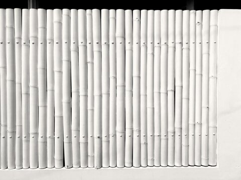 fence bambo with a background