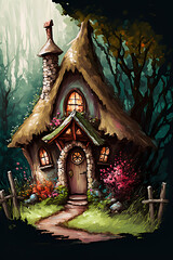 Fototapeta premium Fairy house