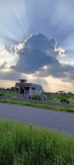 Cloud on Road 