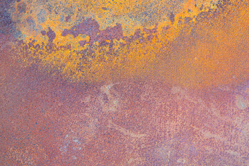 Rusty metal background. Color steel texture