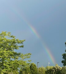 rainbow in the sky