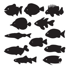 Fish silhouette