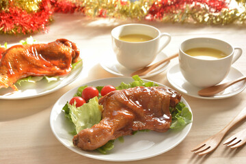 クリスマス  ローストチキン