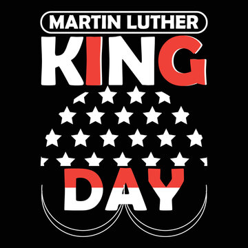 best happy martin luther king t shirt design vector