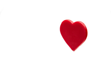 Red heart for love and valentines day