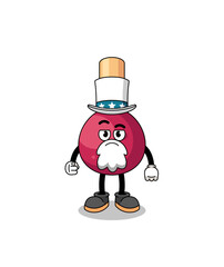 Illustration of matches cartoon with i want you gesture