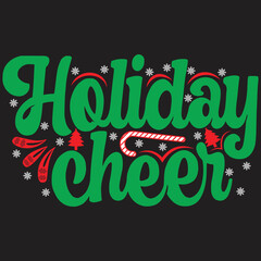 Christmas typography T-shirt Design