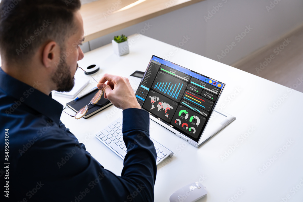 Aufkleber Data Analyst Using Data Analytics KPI